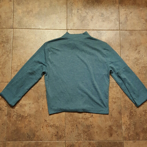 turtleneck crop top long sleeve shirt size small - Picture 4 of 4